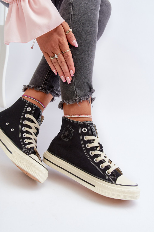 Voľnočasová obuv Big Star NN274283 čierna Voľnočasová obuv Big Star NN274283 čierna