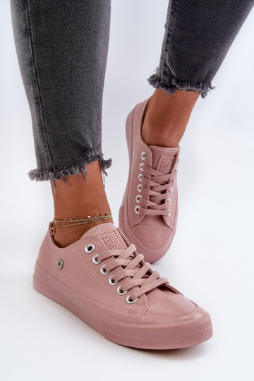 Klasický model Voľnočasové topánky Big Star NN274291 ružovej farby