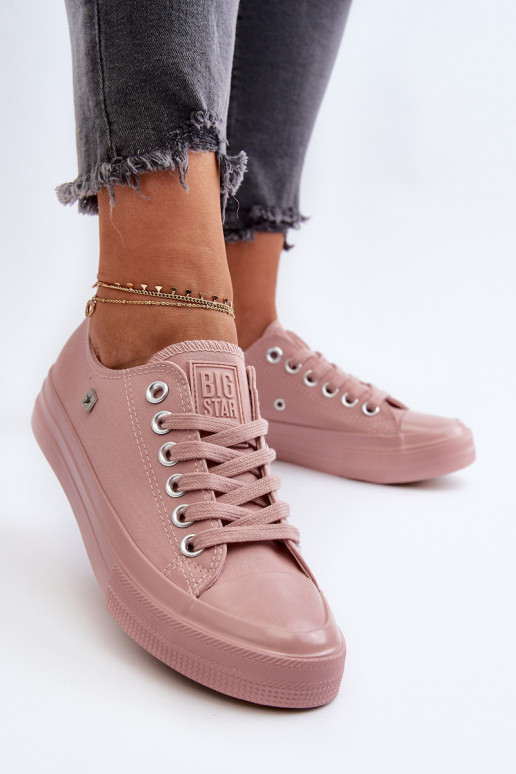 Klasický model Voľnočasové topánky Big Star NN274291 ružovej farby Klasický model Voľnočasové topánky Big Star NN274291 ružovej farby