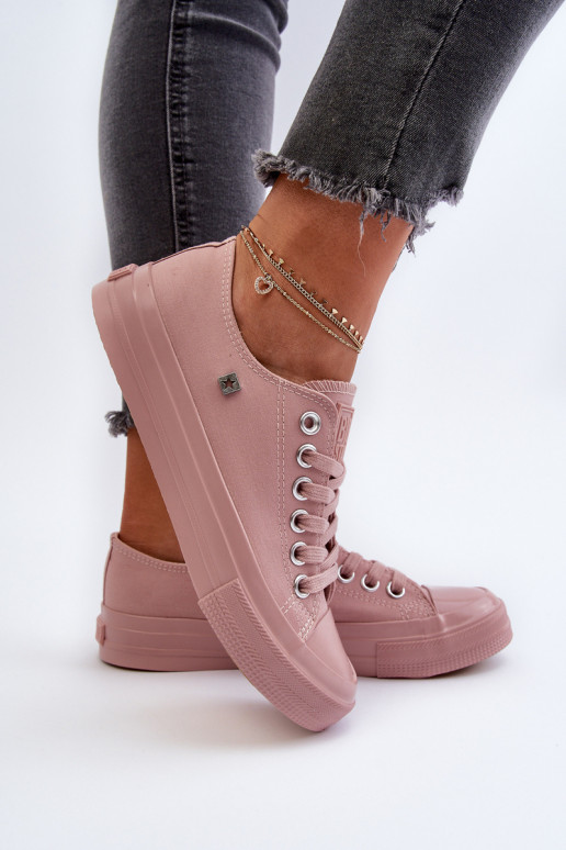 Klasický model Voľnočasové topánky Big Star NN274291 ružovej farby Klasický model Voľnočasové topánky Big Star NN274291 ružovej farby