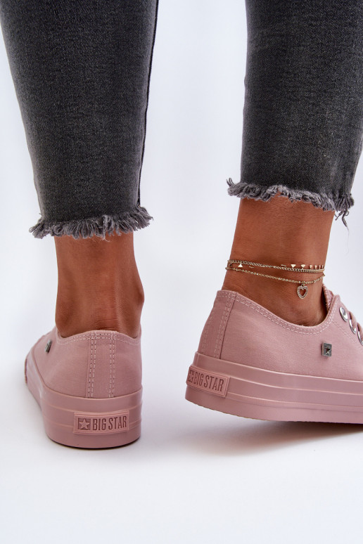 Klasický model Voľnočasové topánky Big Star NN274291 ružovej farby Klasický model Voľnočasové topánky Big Star NN274291 ružovej farby