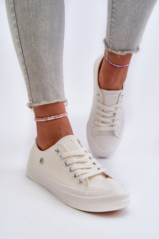 Klasický model Voľnočasové topánky Big Star NN274285 bielej farby