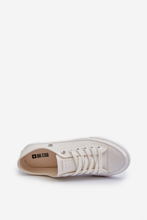 Klasický model Voľnočasové topánky Big Star NN274285 bielej farby