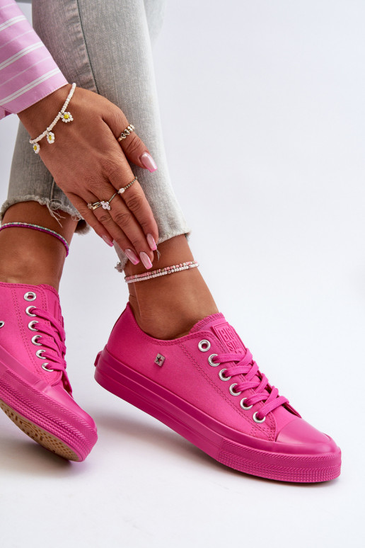 Klasický model Voľnočasové topánky Big Star NN274290 ružovej farby