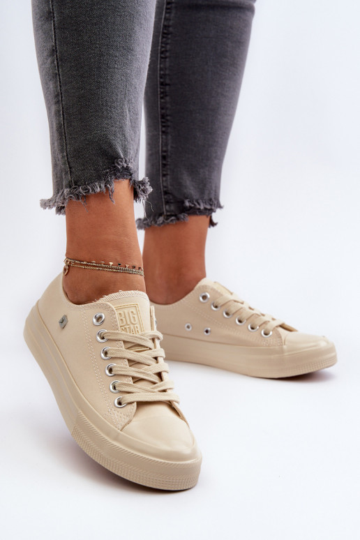 Klasický model Voľnočasová obuv Big Star NN274286 béžová