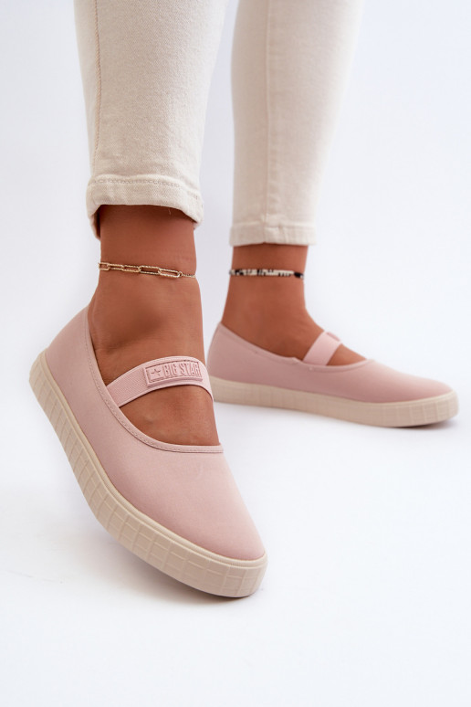 Dámske topánky Big Star NN274606 ružové