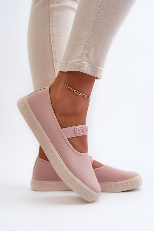 Dámske topánky Big Star NN274606 ružové