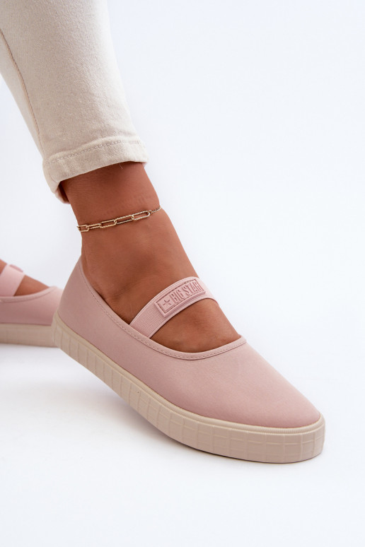 Dámske topánky Big Star NN274606 ružové