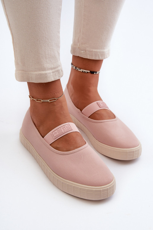 Dámske topánky Big Star NN274606 ružové