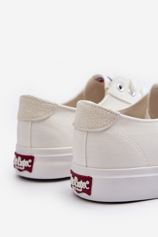 Pánska voľnočasová obuv Lee Cooper LCW-24-02-2143 bielej farby