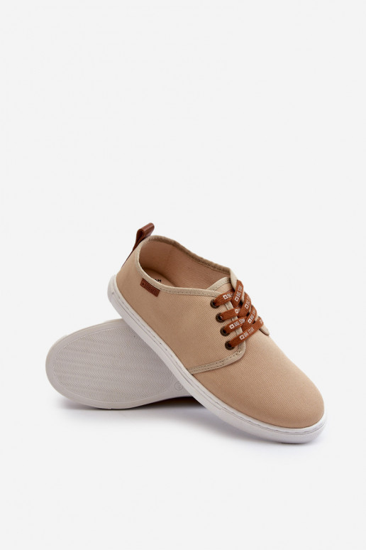 Tenisky Pánska voľnočasová obuv Big Star NN176001 Memory Foam System béžová Tenisky Pánska voľnočasová obuv Big Star NN176001 Memory Foam System béžová