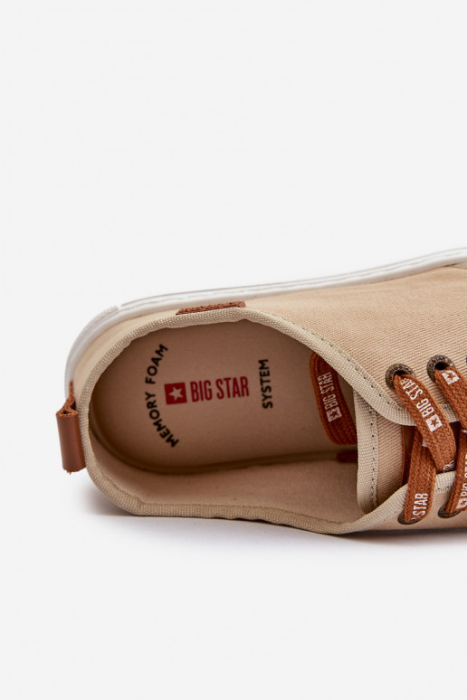 Tenisky Pánska voľnočasová obuv Big Star NN176001 Memory Foam System béžová Tenisky Pánska voľnočasová obuv Big Star NN176001 Memory Foam System béžová