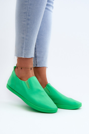 Športová obuv voľnočasová obuv Slip-On zelenej farby Lovinia 2