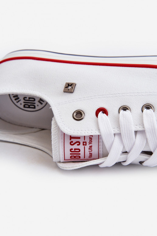 Pánska voľnočasová obuv Big Star NN174301 HI-POLY SYSTEM bielej farby Pánska voľnočasová obuv Big Star NN174301 HI-POLY SYSTEM bielej farby