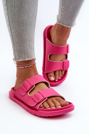 Ľahké papuče s prackami Big Star NN274A754 ružovej farby