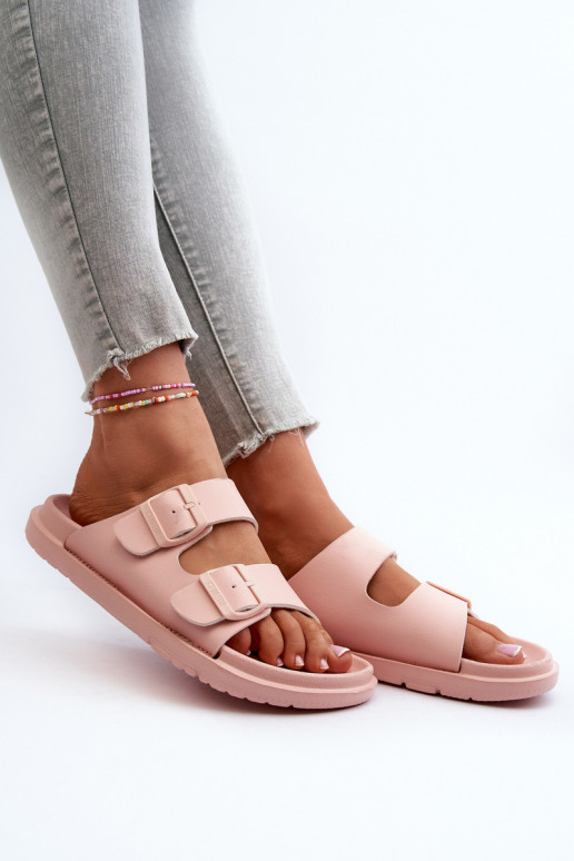 Ľahké papuče s prackami Big Star NN274A753 ružovej farby