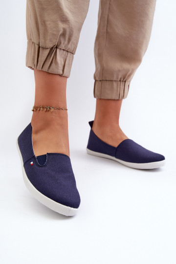 Tenisky na voľný čas Slip-On tmavomodrej farby Adrancia 2