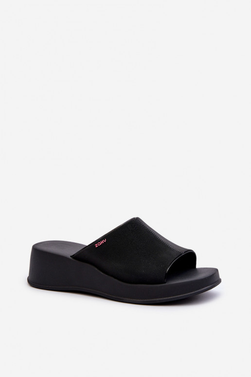 Dámske papuče LL285084 čierne Dámske papuče LL285084 čierne