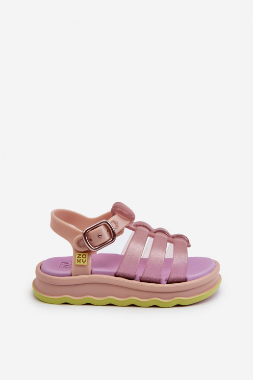 Detské sandále so zapínaním NN385020 Fialová farba