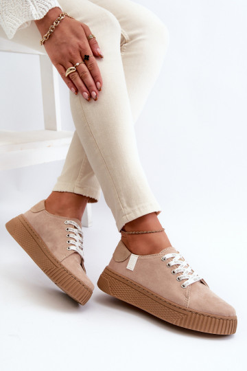 Voľnočasová obuv MEMORY FOAM SYSTEM BIG STAR NN276002 béžová 2