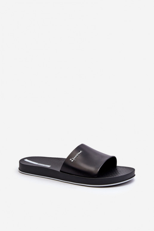 Gumové papuče 82832 Ipanema Slide Unisex čierna farba Gumové papuče 82832 Ipanema Slide Unisex čierna farba
