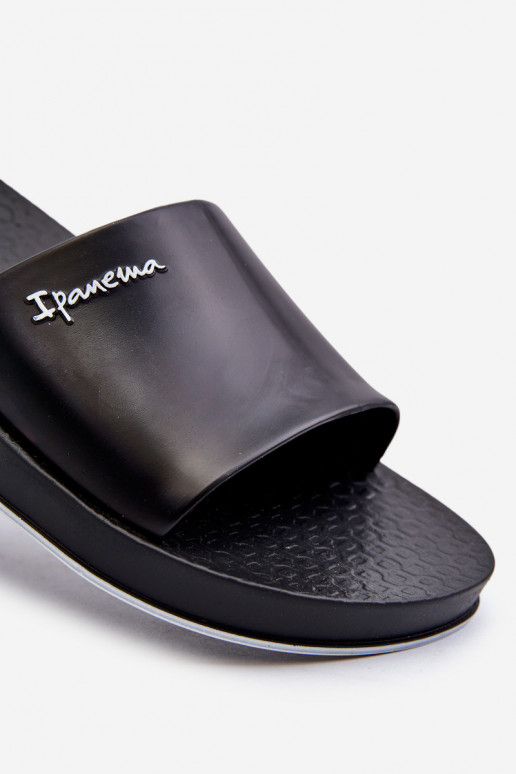Gumové papuče 82832 Ipanema Slide Unisex čierna farba Gumové papuče 82832 Ipanema Slide Unisex čierna farba