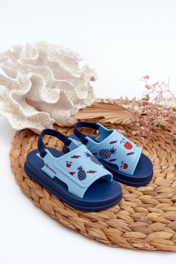sandále detské 83545 Ipanema Soft Baby modrej farby