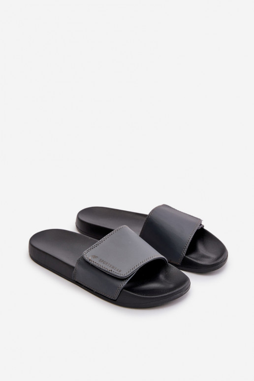 Papuče Pánske 4FMM00FFLIM032-25S sivej farby Papuče Pánske 4FMM00FFLIM032-25S sivej farby