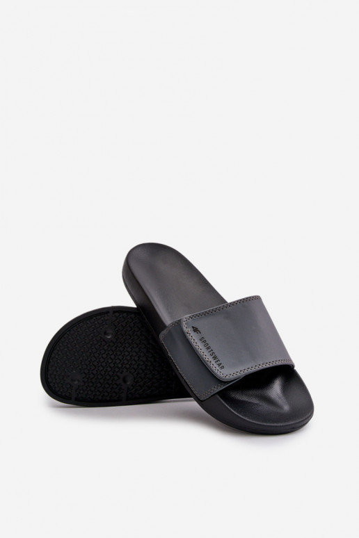 Papuče Pánske 4FMM00FFLIM032-25S sivej farby Papuče Pánske 4FMM00FFLIM032-25S sivej farby