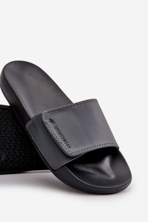 Papuče Pánske 4FMM00FFLIM032-25S sivej farby Papuče Pánske 4FMM00FFLIM032-25S sivej farby