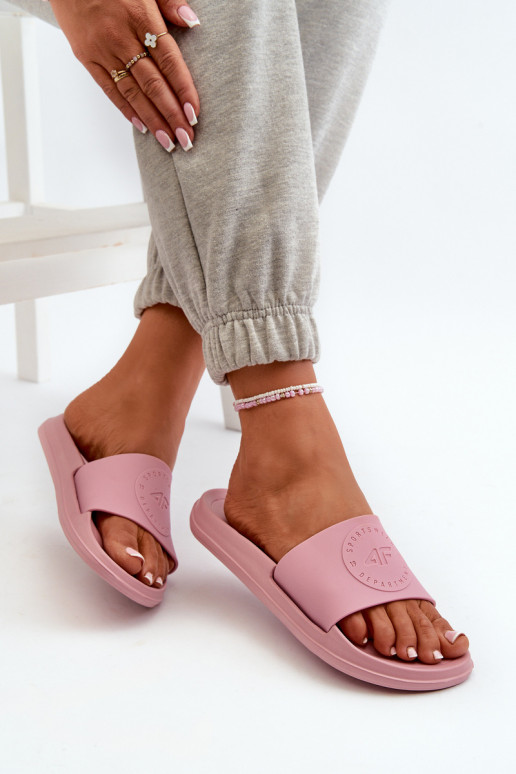 Dámske papuče 4FMM00FFLIF045-56S ružovej farby