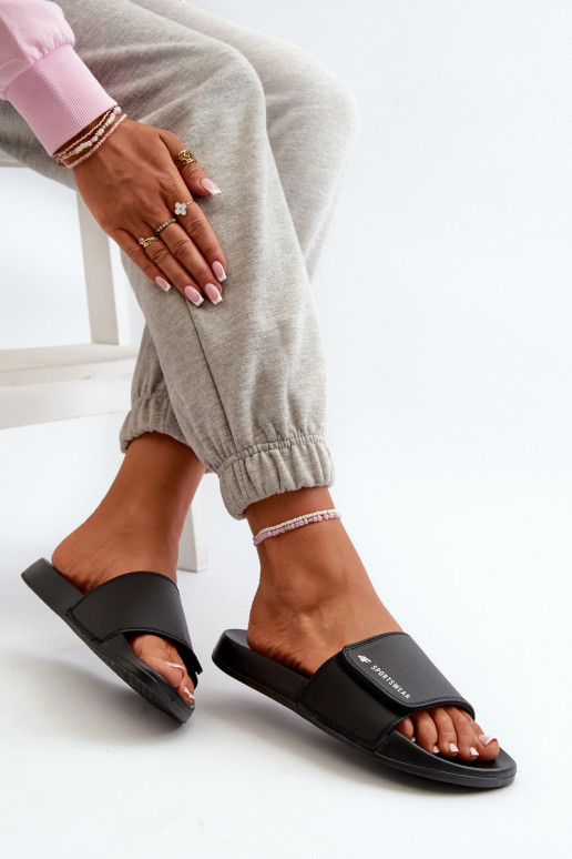 Dámske papuče 4FMM00FFLIF031A-20S čierne