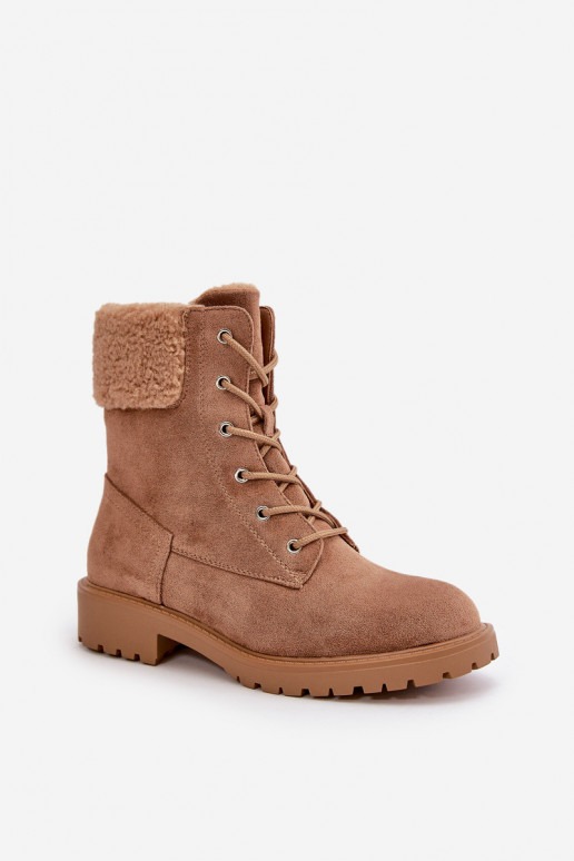 Dámske zahriať sa Pracovné členkové topánky Zapnuté Hrad Hnedá farba Mivael Dámske zahriať sa Pracovné členkové topánky Zapnuté Hrad Hnedá farba Mivael