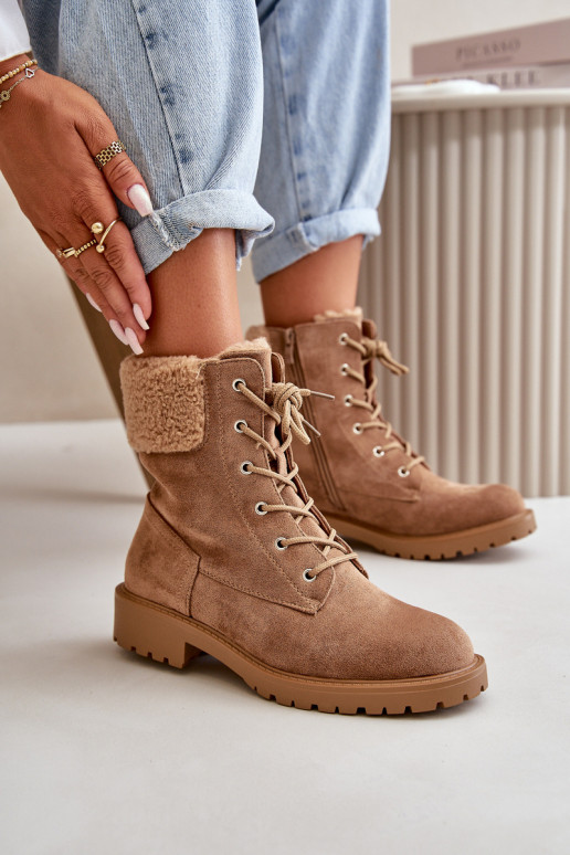 Dámske zahriať sa Pracovné členkové topánky Zapnuté Hrad Hnedá farba Mivael Dámske zahriať sa Pracovné členkové topánky Zapnuté Hrad Hnedá farba Mivael