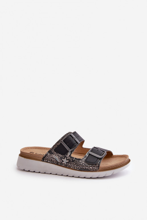 Dámske Pohodlné papuče s prackami Inblu CN000033 tmavomodrá Dámske Pohodlné papuče s prackami Inblu CN000033 tmavomodrá