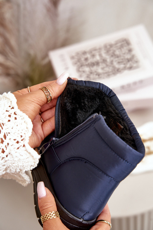 Snehule Dámske zahriať sa tmavomodrá Helis Snehule Dámske zahriať sa tmavomodrá Helis