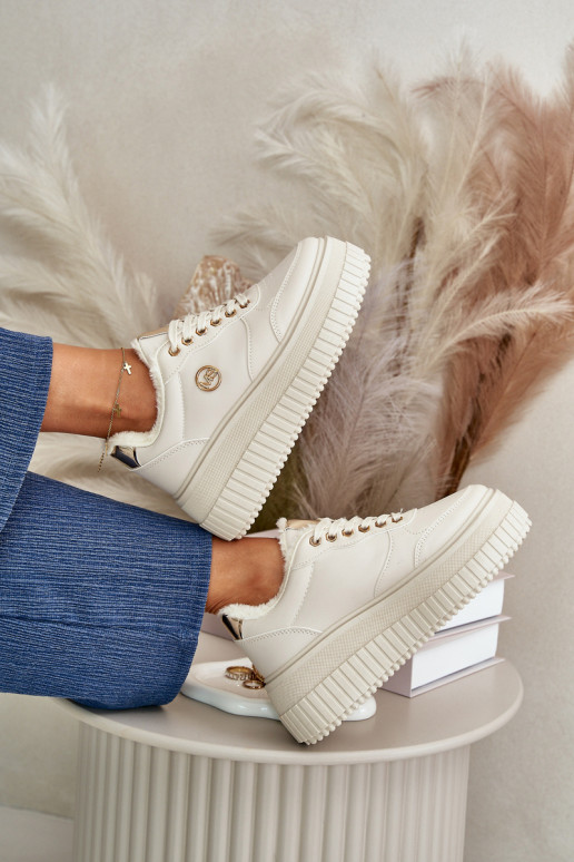 Tenisky model obuvi tenisky Dámske zahriať sa s trendovou masívnou podrážkou béžová Ardiela Tenisky model obuvi tenisky Dámske zahriať sa s trendovou masívnou podrážkou béžová Ardiela