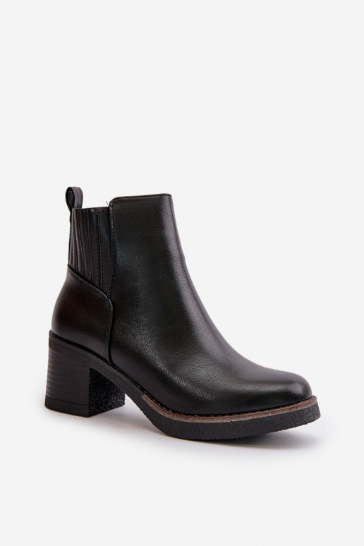 zahriať sa Dámske čižmy Eko Kožené čierna Irittes