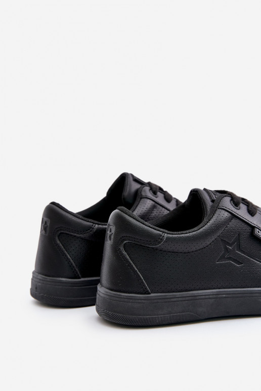 Pánske topánky na voľný čas z eko kože Big Star OO174021 Hi-Poly System čierna Pánske topánky na voľný čas z eko kože Big Star OO174021 Hi-Poly System čierna