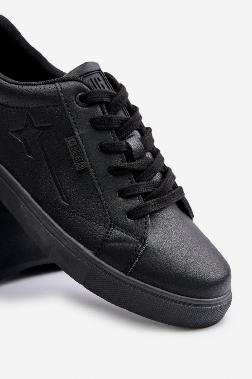 Pánske topánky na voľný čas z eko kože Big Star OO174021 Hi-Poly System čierna Pánske topánky na voľný čas z eko kože Big Star OO174021 Hi-Poly System čierna