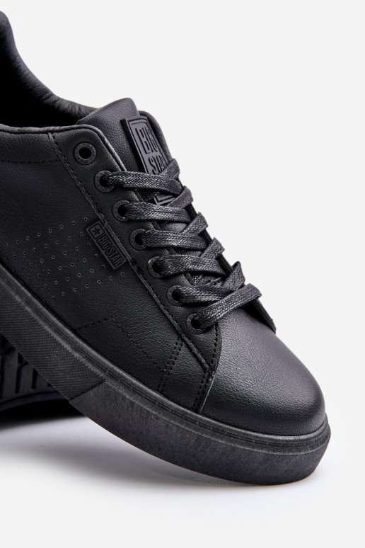 bežná obuv Tenisky model obuvi pre mužov z eko kože Big Star OO174117 čierna bežná obuv Tenisky model obuvi pre mužov z eko kože Big Star OO174117 čierna