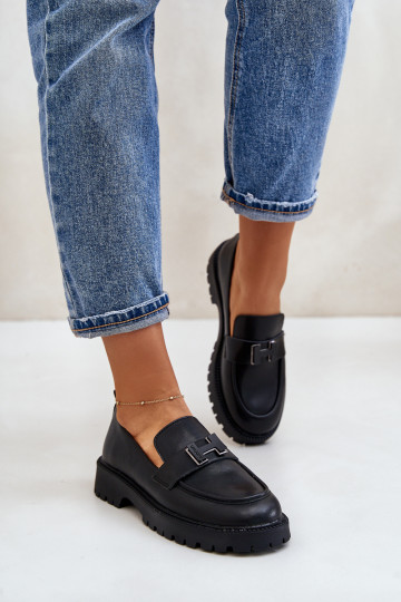 dámske mokasíny Eko Kožené Vinceza 62187 čierna