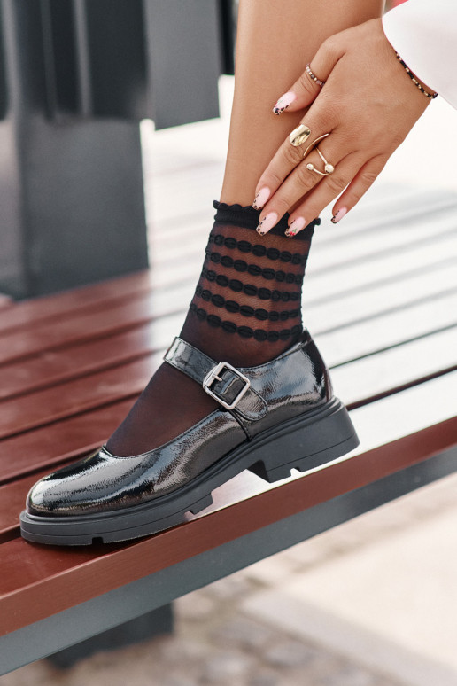 s lakovým efektom topánky Dámske s popruhmi čierna Vinceza 62179 s lakovým efektom topánky Dámske s popruhmi čierna Vinceza 62179