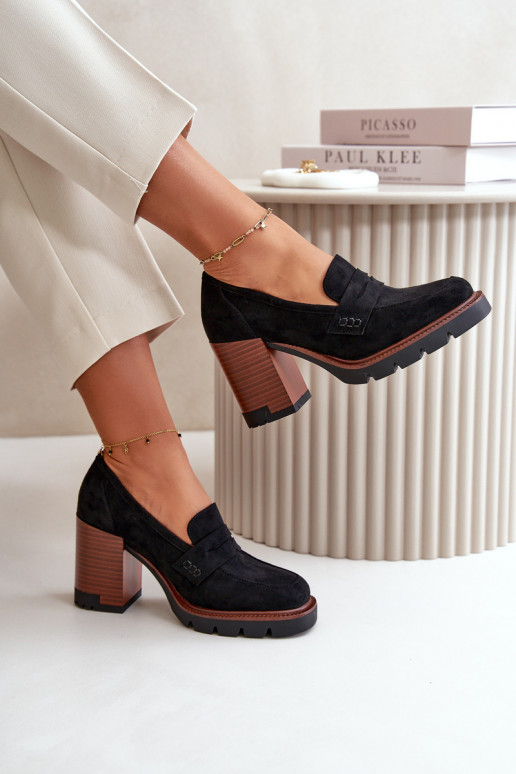 Dámske topánky na vysokom opätku z... Dámske topánky na vysokom opätku z...