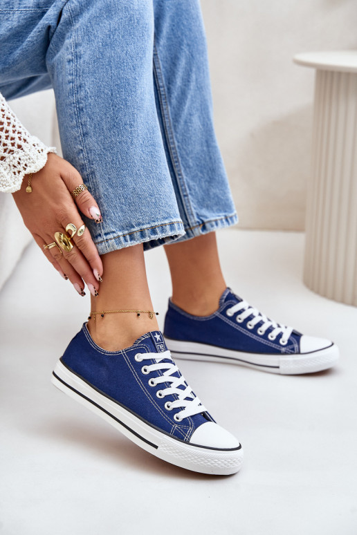 Dámske Klasický model bežná obuv tmavomodrá Ecoma Dámske Klasický model bežná obuv tmavomodrá Ecoma