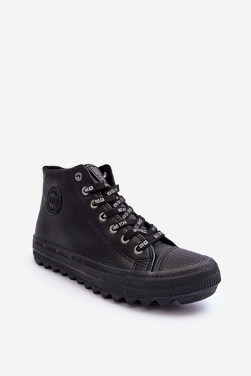 Bežná obuv Big Star Vysoká zahriať sa čierna EE274110 2