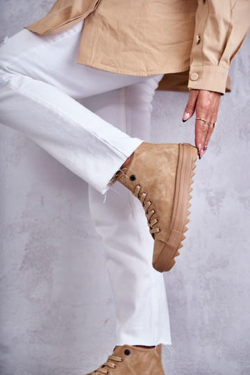 Bežná obuv Big Star Vysoká zahriať sa Hnedá farba GG274072 2