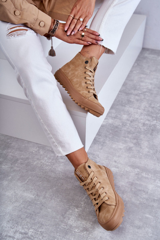 Bežná obuv Big Star Vysoká zahriať sa Hnedá farba GG274072