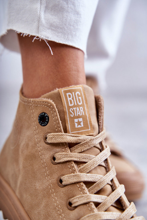 Bežná obuv Big Star Vysoká zahriať sa Hnedá farba GG274072