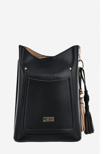 Málá kabelka z eko kože Big Star OO574139 čierna